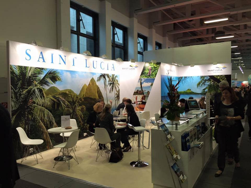 Стенд Сент-Люсии на выставке ITB Berlin