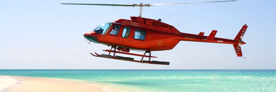 Вертолет компании Caribbean Helicopters