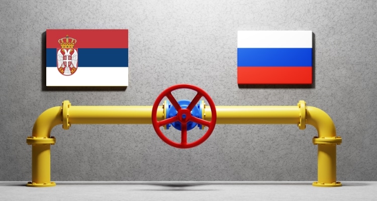 Газ Сербия
