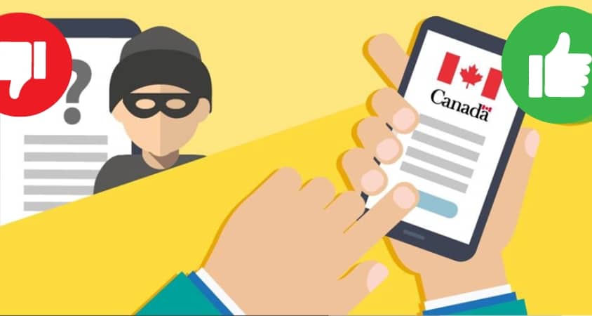Проверка соц сетей в Канаде